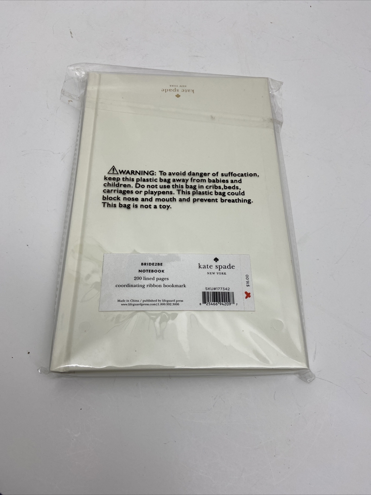 Kate Spade New York Bride2Be Bridal Notebook 200 Pages 8.25″ x 5.25″