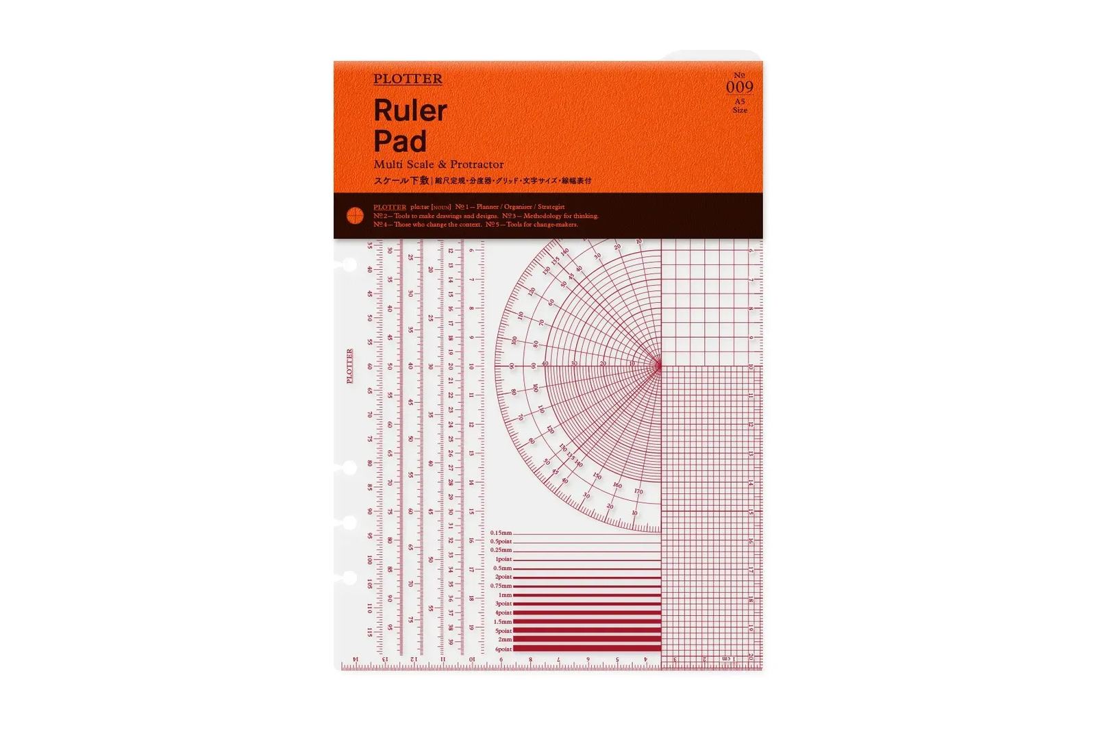 A5 PLOTTER Scale Underlay 77716436 Japan Accessories Tool, Fr Japan