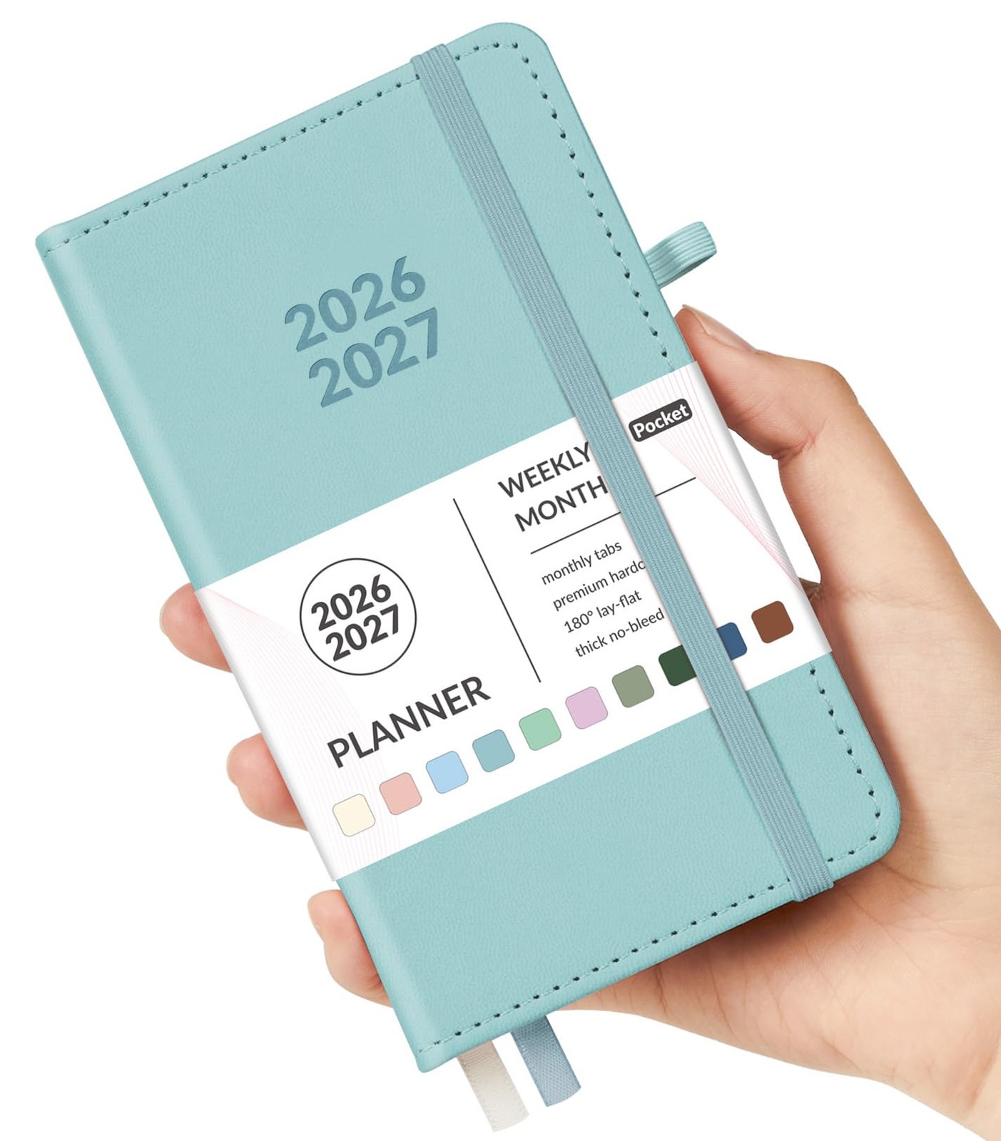 Pocket Planner 20262027, Weekly Monthly Planners for Purse, 3.5″ x 6″, July 2…