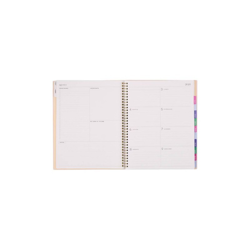 Happy Brands 8.5″x11″ 2026-2027 12 Month Organized Vive Cada Momento