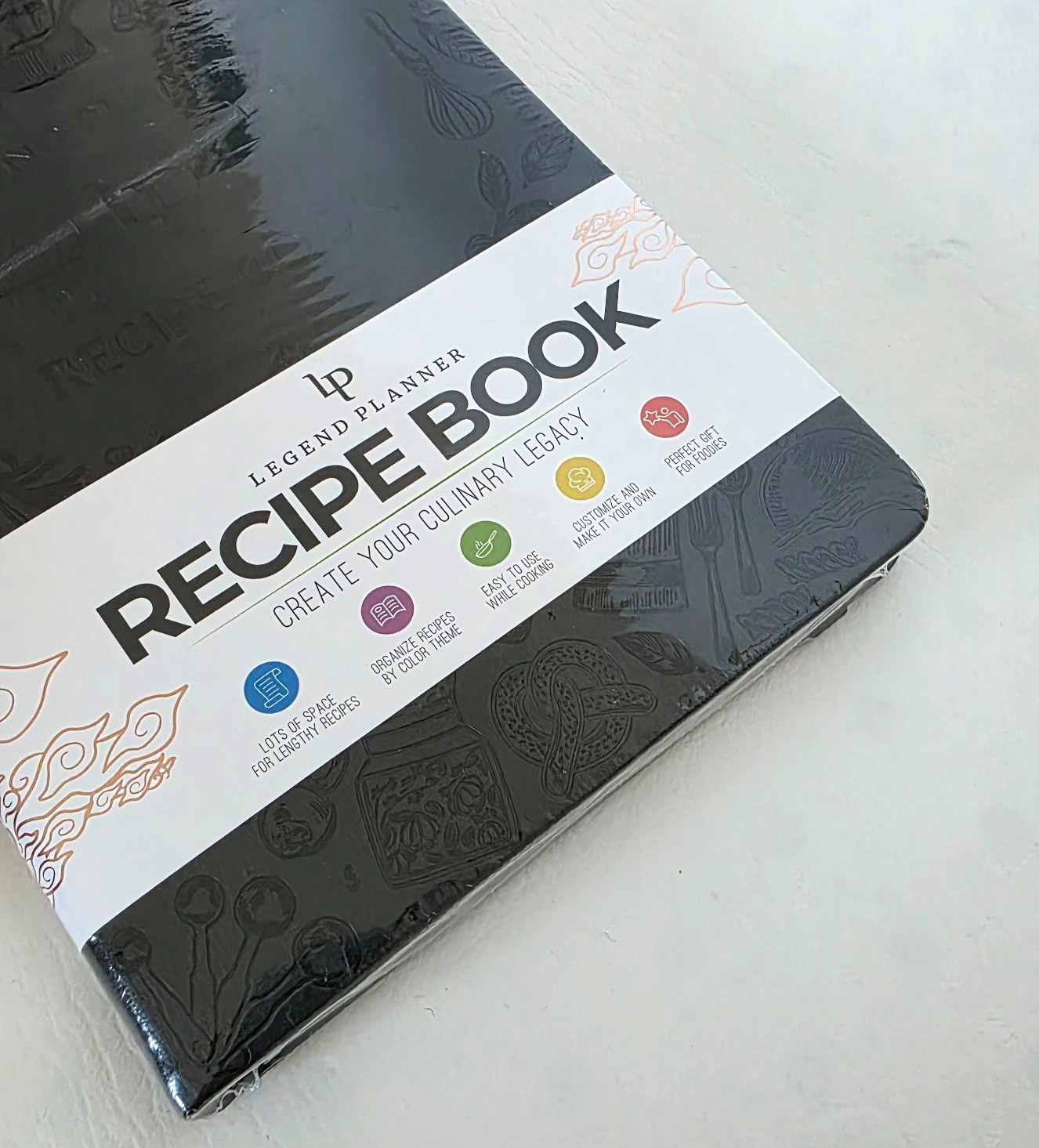 Blank Recipe Book Planner Culinary Organizer Hardbound Write In Your Own Recipes