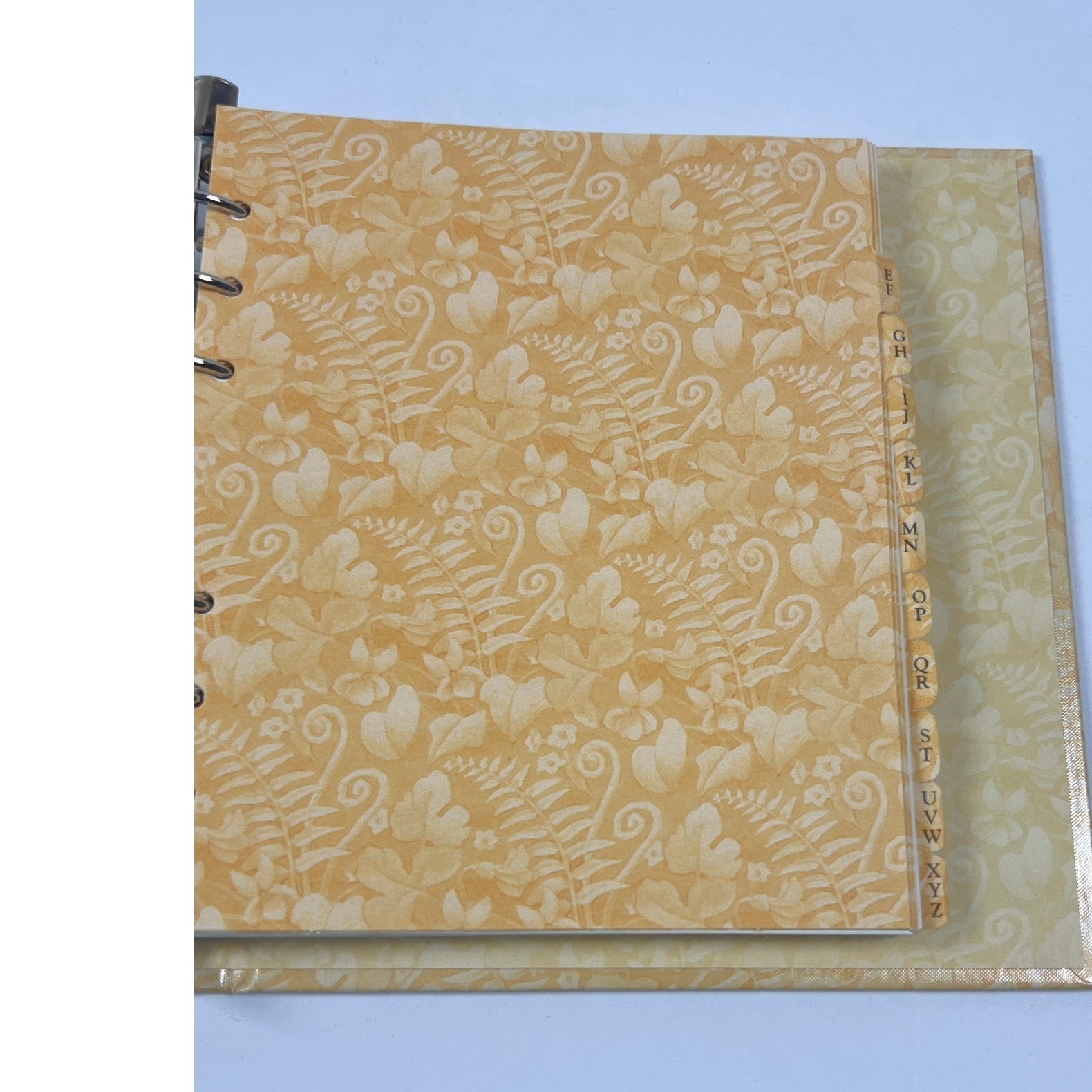 Hallmark Address Book Yellow NEW Mice Tea Party Refillable RA5418