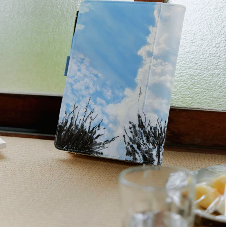 Hobonichi Techo Cover Kyohei Sakaguchi Field Sky A5 Cousin w/Cover on Cover New