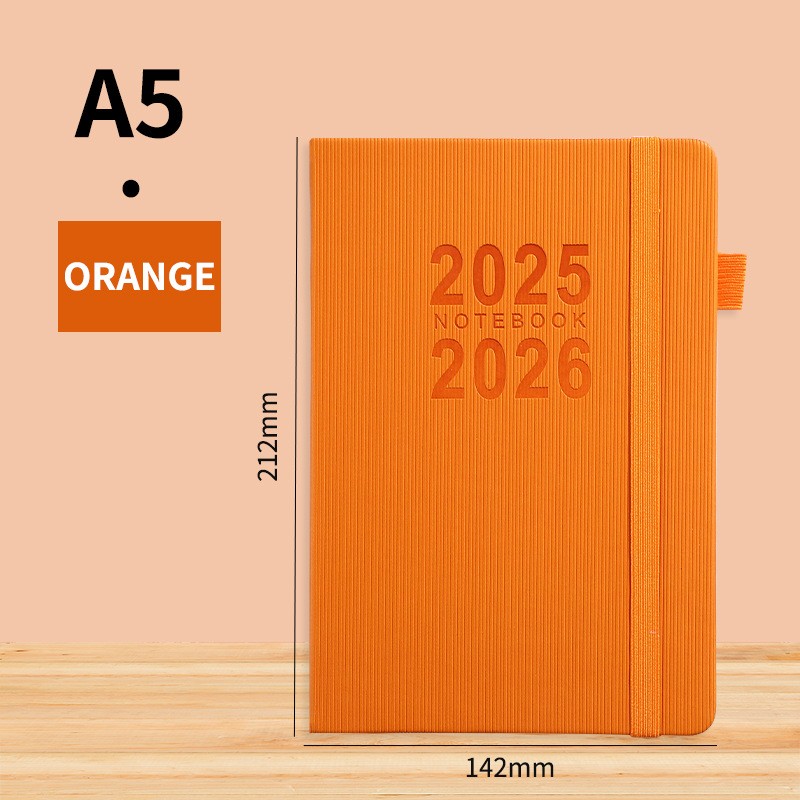 2025-2026 Daily Planner Book English Version Time Management Birthday Gift