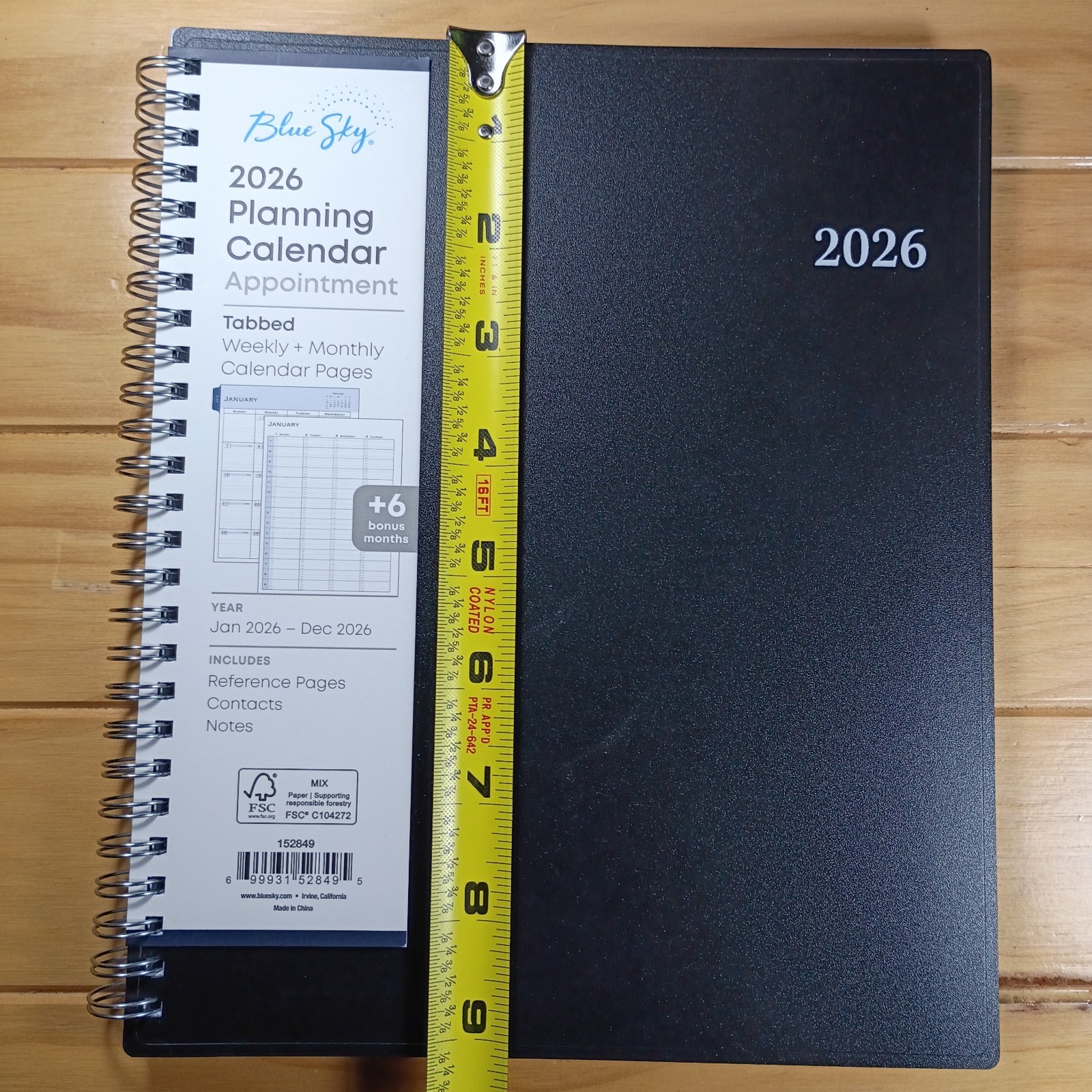 Blue Sky 2026 Planning Calendar Appointment 152849 New