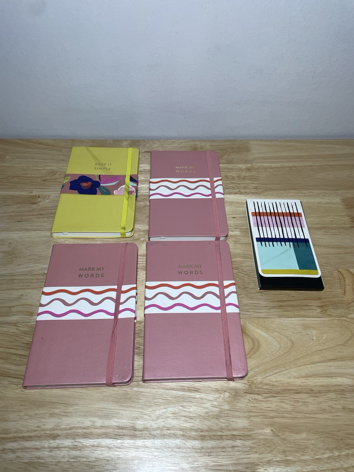 Lot Of 4 Molly & Rex 160 Page Journals & Molly & Rex 75 Sheet Note Pad Brand New