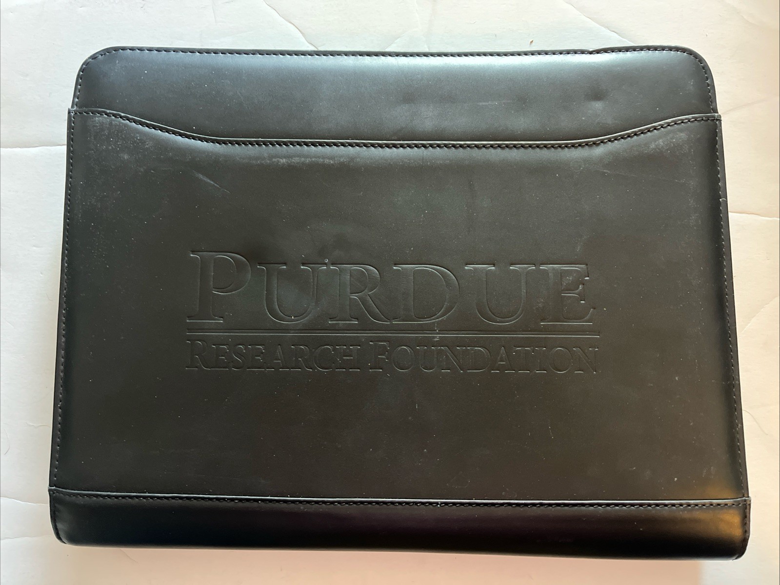 Purdue Research Foundation Portfolio Pad Folio Notepad 13” X 10” By Leeds