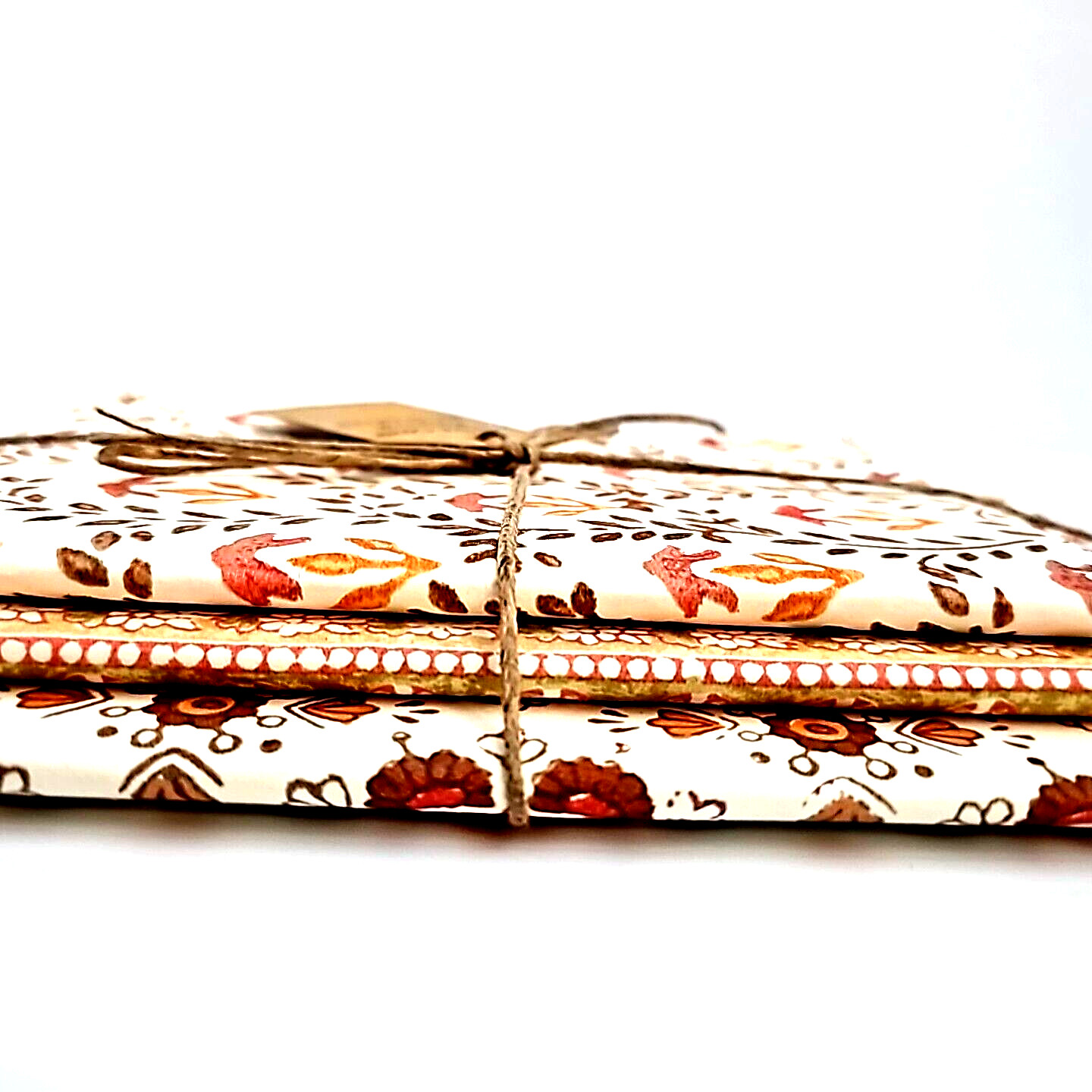 Lined Notebooks Handmade in India Set of 3: 5×7, 6×8, 7×10 Inches NWT