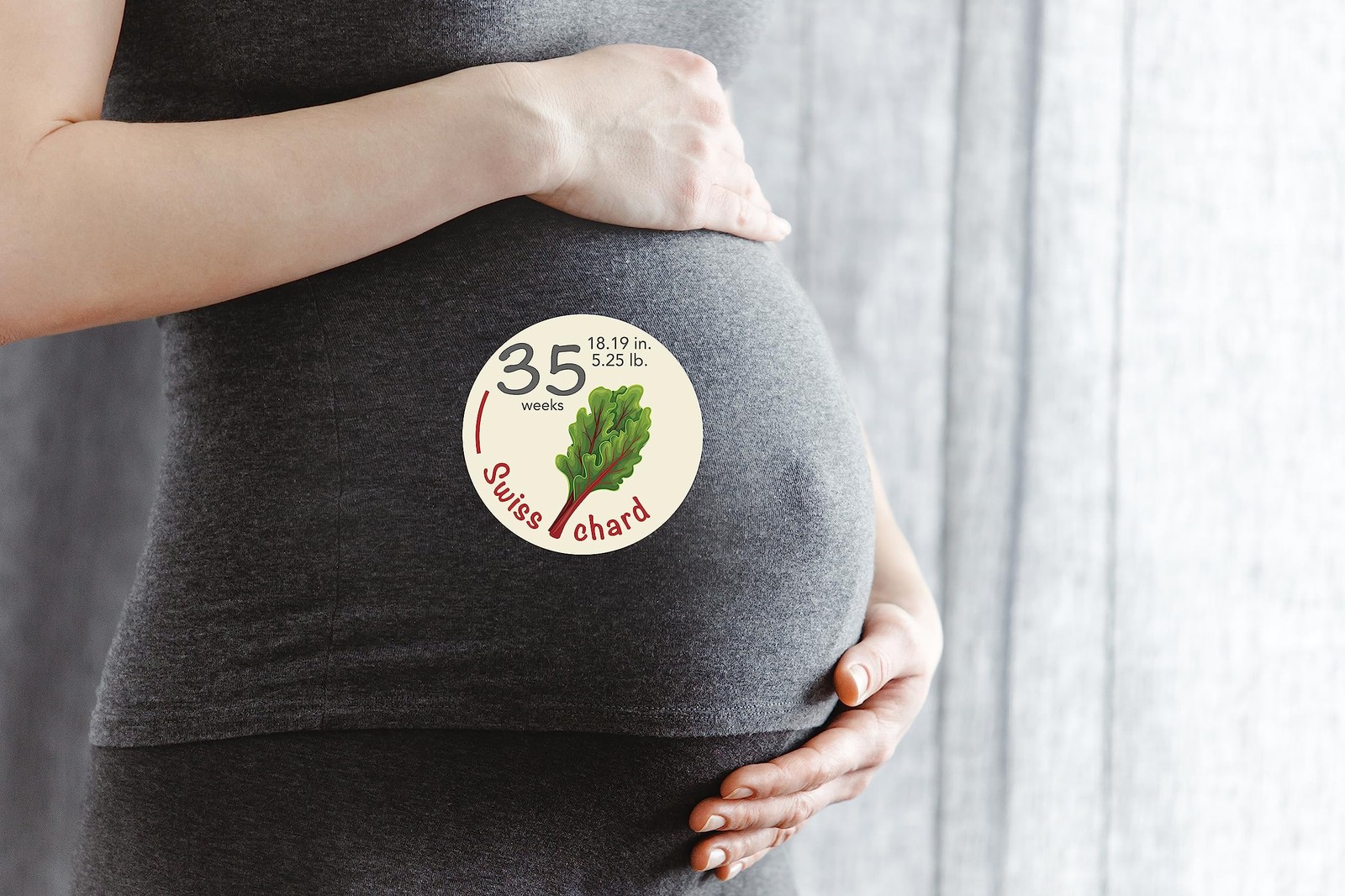 Bump Stickers – 40 Weekly Pregnancy Tracking Stickers – Week 5 to 40 + 4 Bonu…