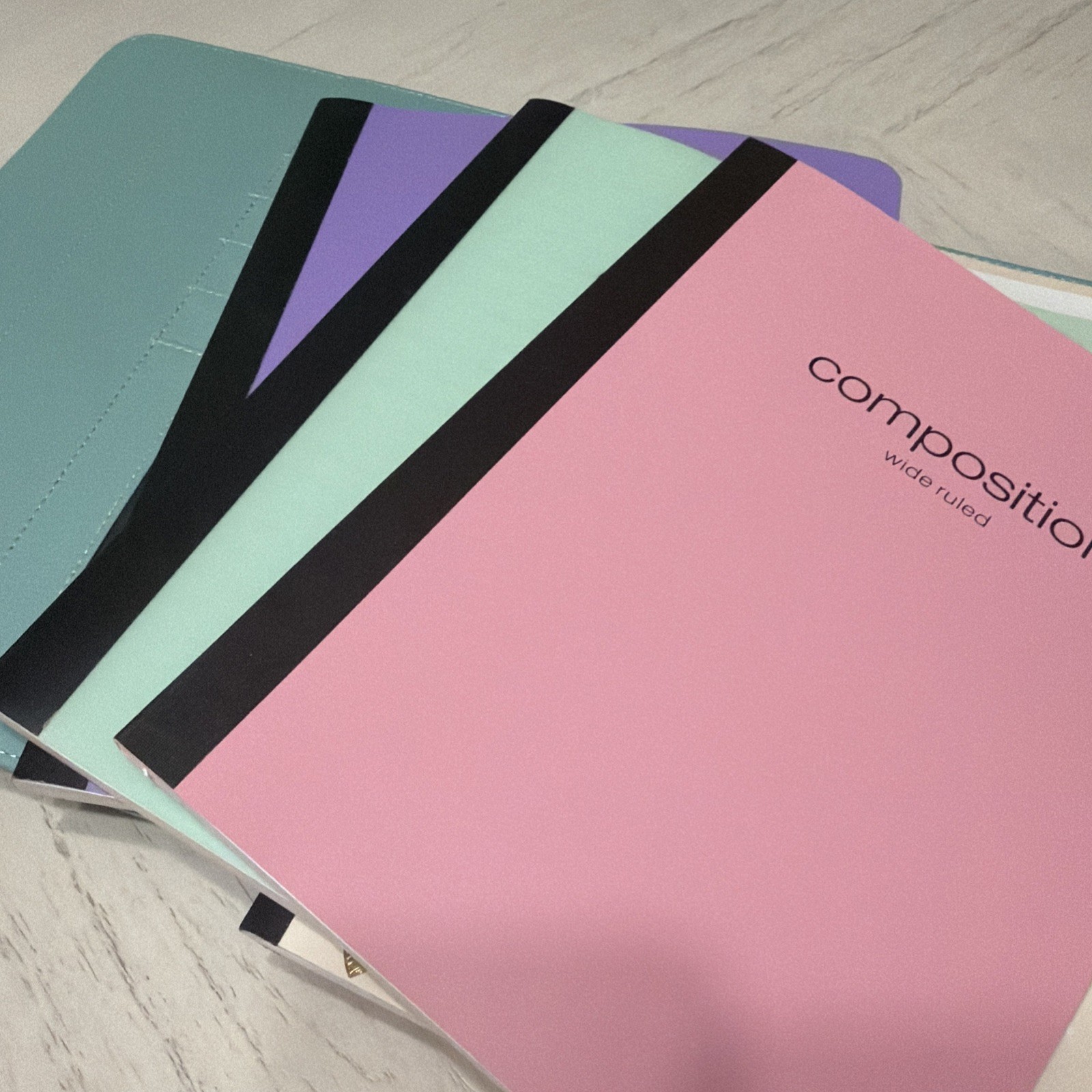 Webster’s Pages Composition Planner Cover Portfolio Green Mint Set Mystery Rare
