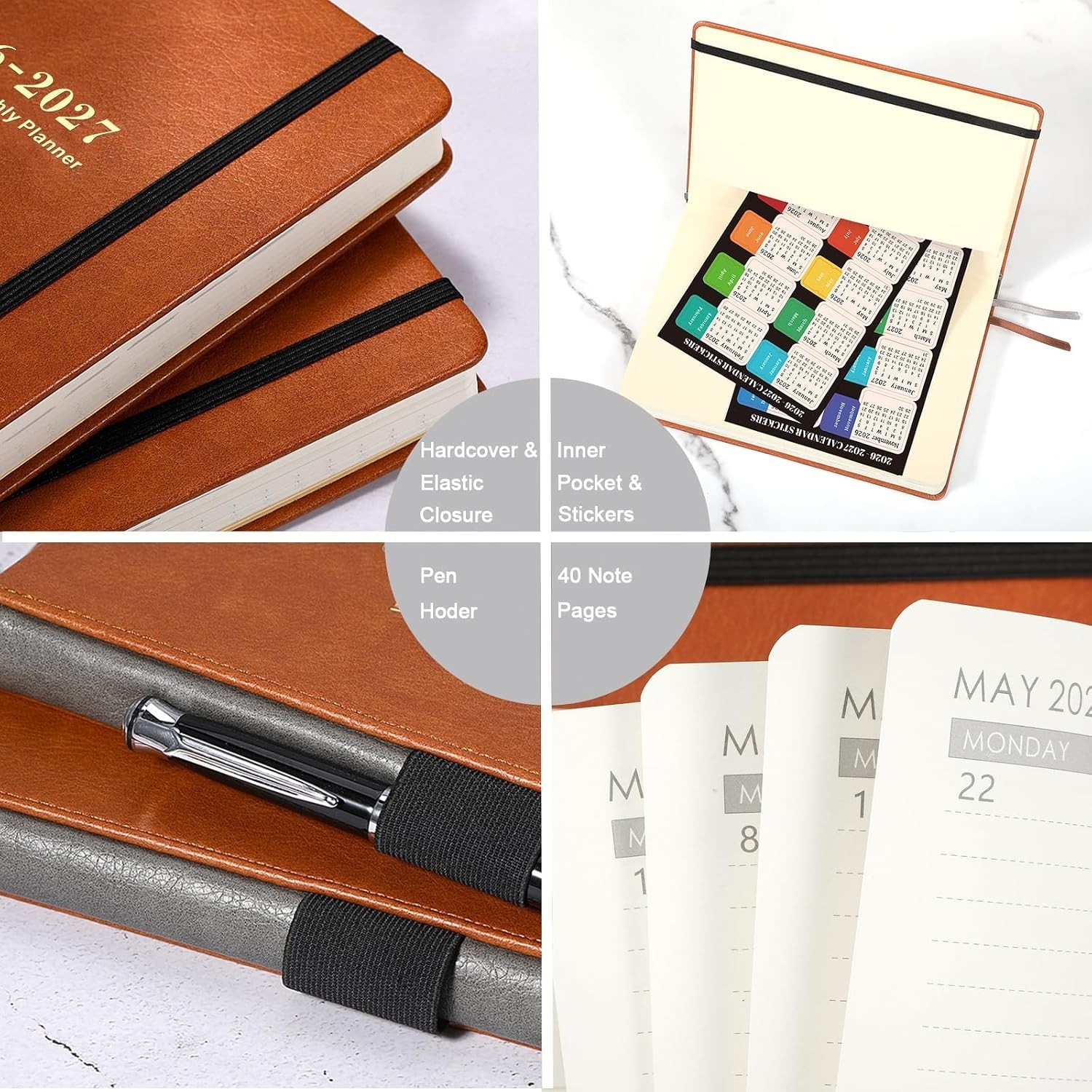 Monthly and Weekly Planning 2026-2027 with Eco-Friendly Material and Design
