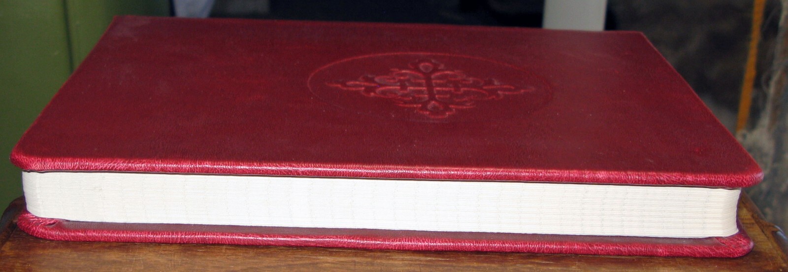 Leather Notebook Blank Journal Writing Diary Notepad Planner, Red