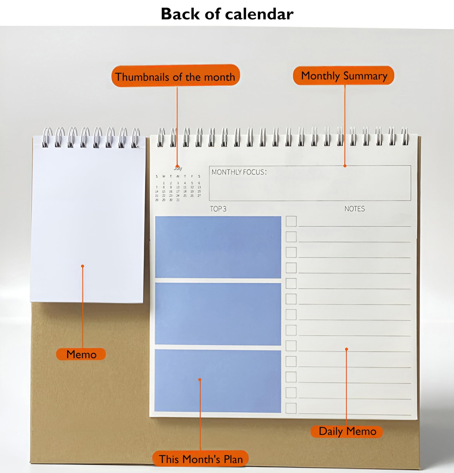 2026 Desk Calendar,12 Month Calendar,17″ x 12″,January 2026 Calendar