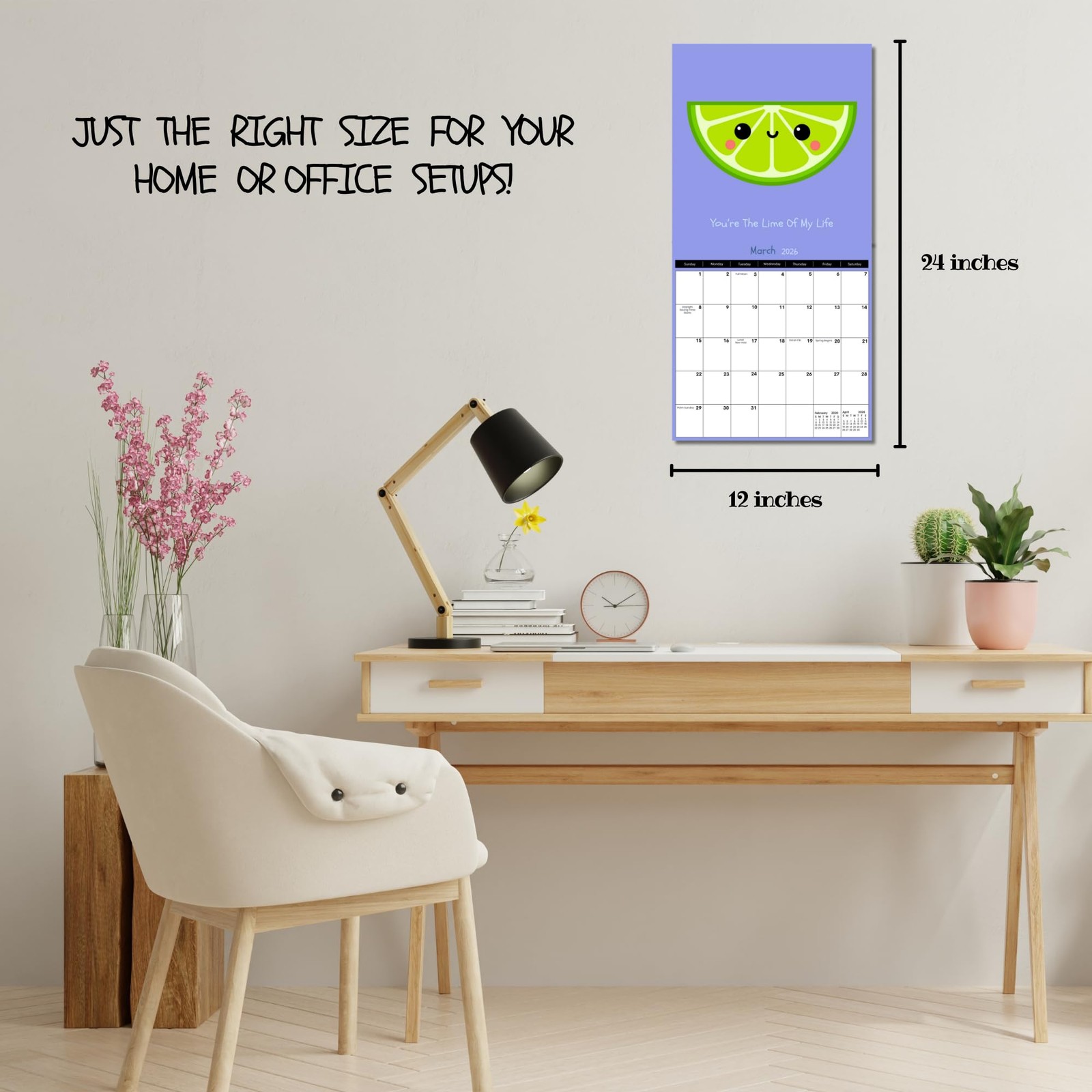 A Punbelievable Year 2026 Puns Wall Calendar | Monthly Humor with Multicolor
