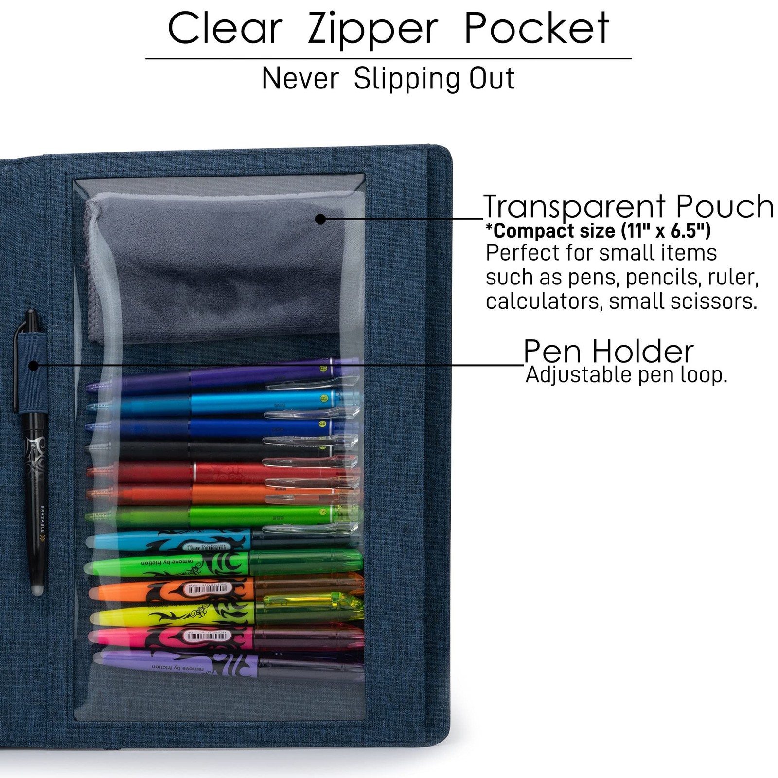 Folio Cover Compatible with Rocketbook Fusion, Panda, Everlast, Waterproof Fa…
