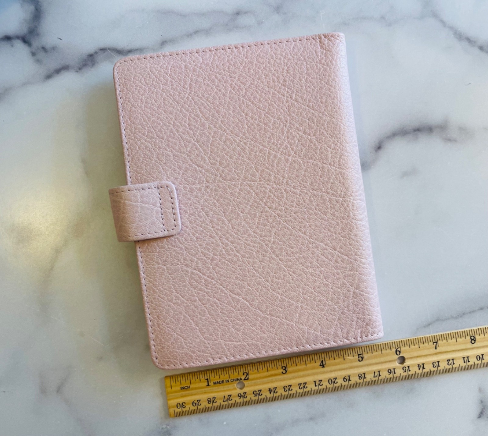 Van Der Spek B6 Codex Beautiful Leather-Parme Pink bound notebook cover