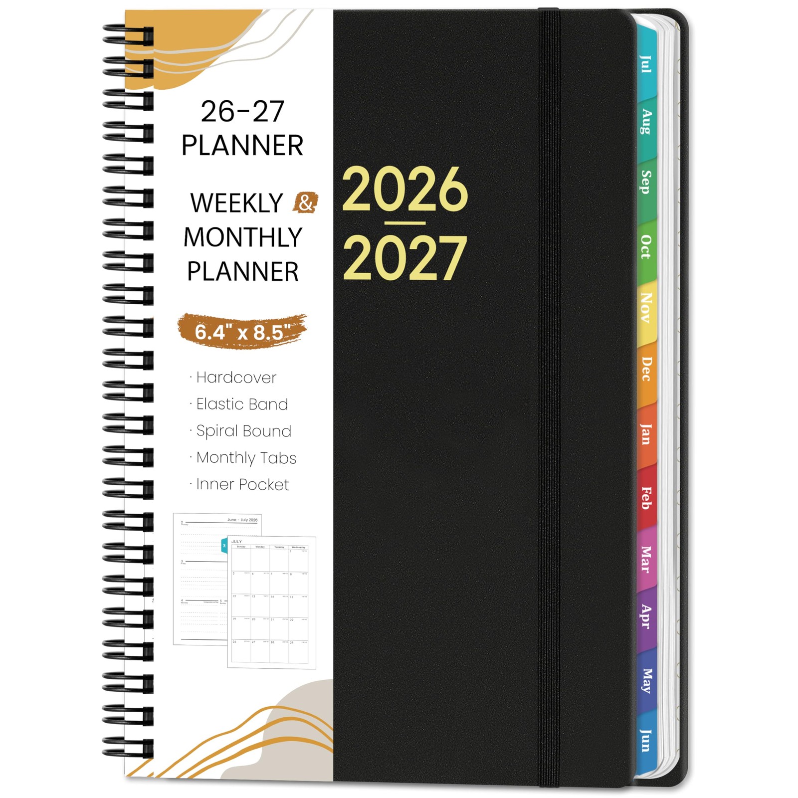 Planner 2026-2027 – Planner 2026-2027 Weekly and Monthly from Jul. 2026 – Jun.
