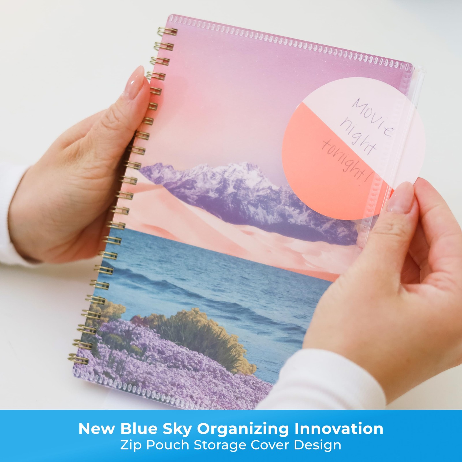 Blue Sky 2026-2027 Weekly and Monthly Academic Year Planner Calendar, July 20…