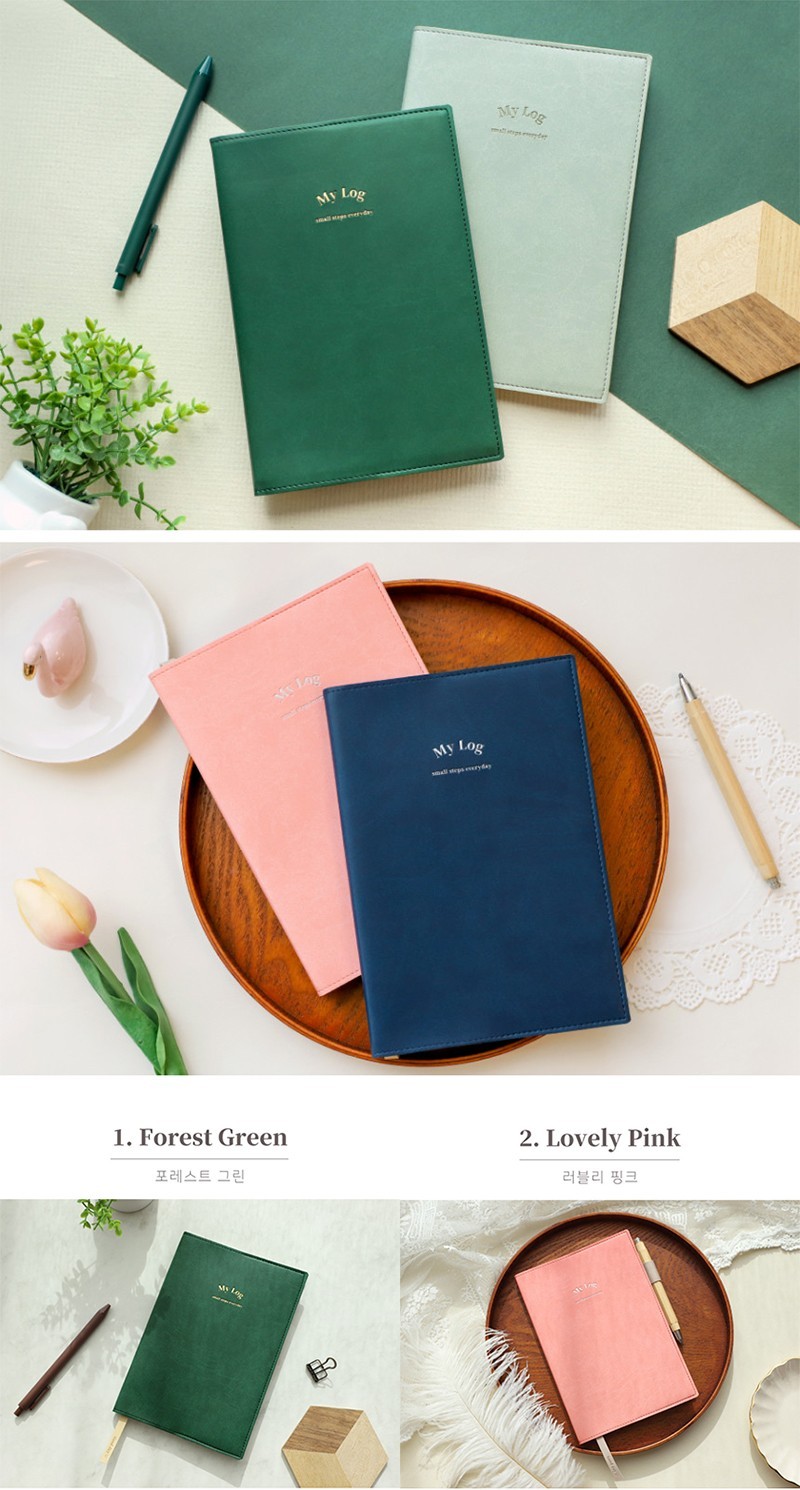 PLEPLE 2026 MY LOG DIARY/Yearly Monthly Weekly Daily Planner Scheduler Note Memo