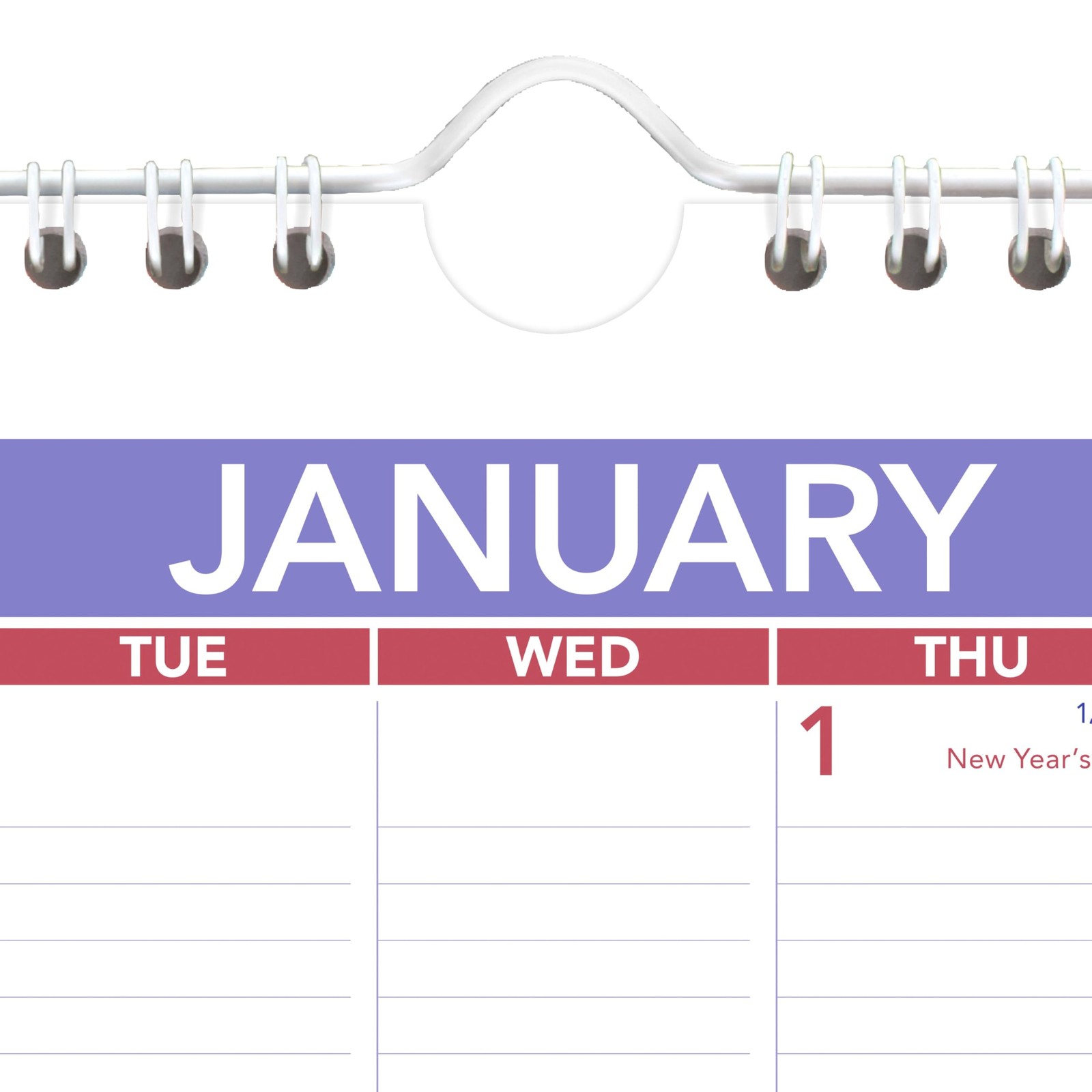 AT-A-GLANCE 2026 Wall Calendar, 8″ x 11″, Small, Ruled 8″W x 11″H, White