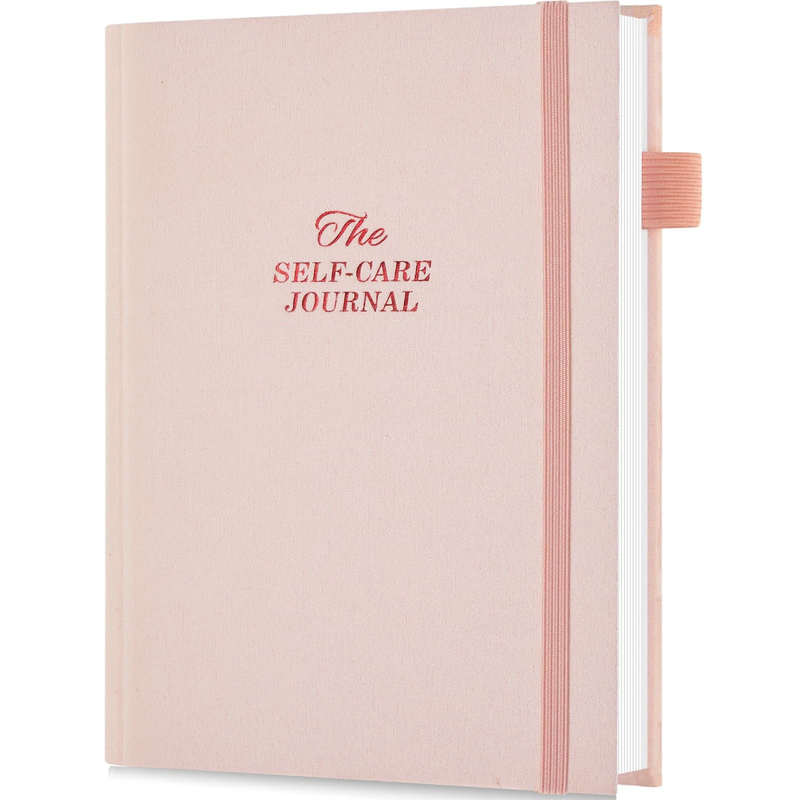 5 MINUTES A DAY Self-Care Notebook, Wellness & Medium (5.8×8.3 Inch), Pink