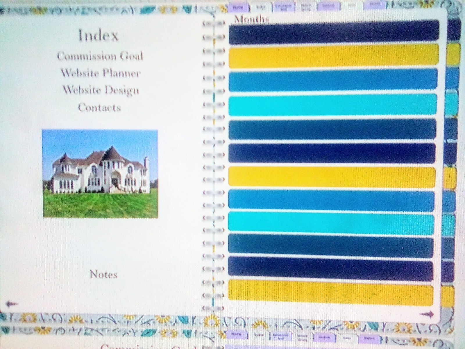 Newly designed DG Real Estate digital planners, provides convenience organizing.