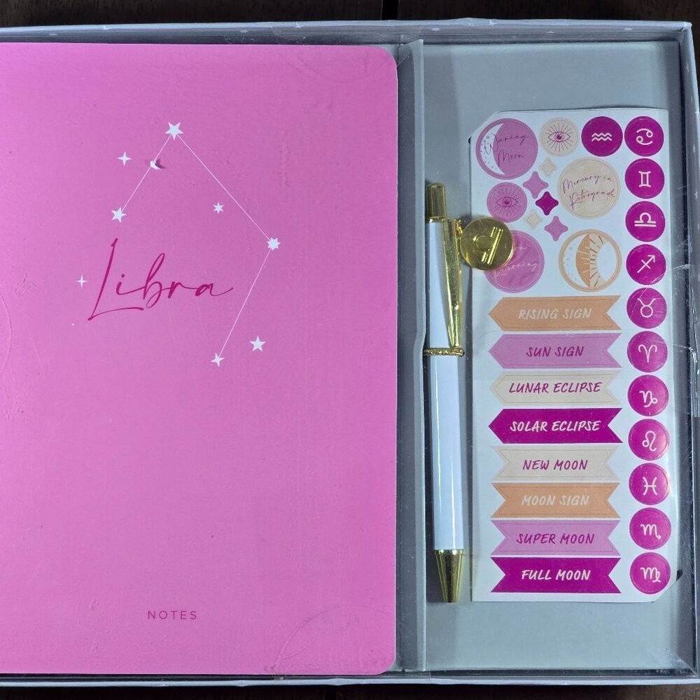 Gartner Studios Libra Astrology Casebound Flex Journal Set, 5.75×8.125, 96 Sheet