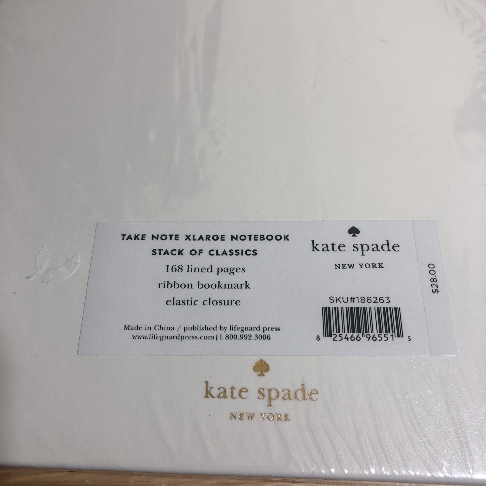Kate Spade Take Note XLarge Notebook Stack of Classic 168 Lined Sealed READ