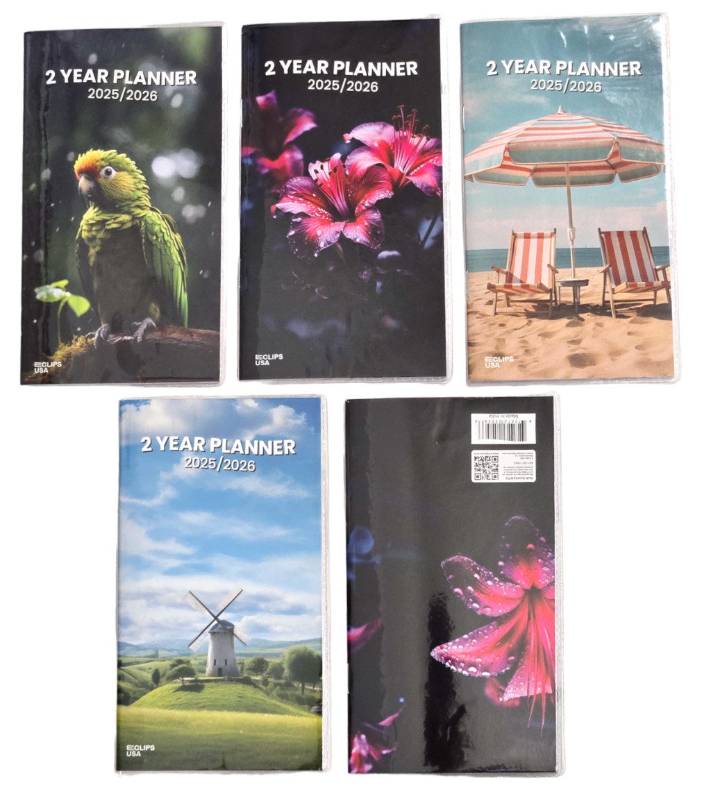2025 – 2026 monthly pocket size planners – 4 in x 6.5 in – choose your planners