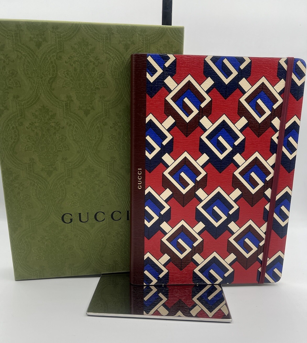 New Large Gucci Paper Notebook Journal w/Dust bag & Gift Box Limited Edition