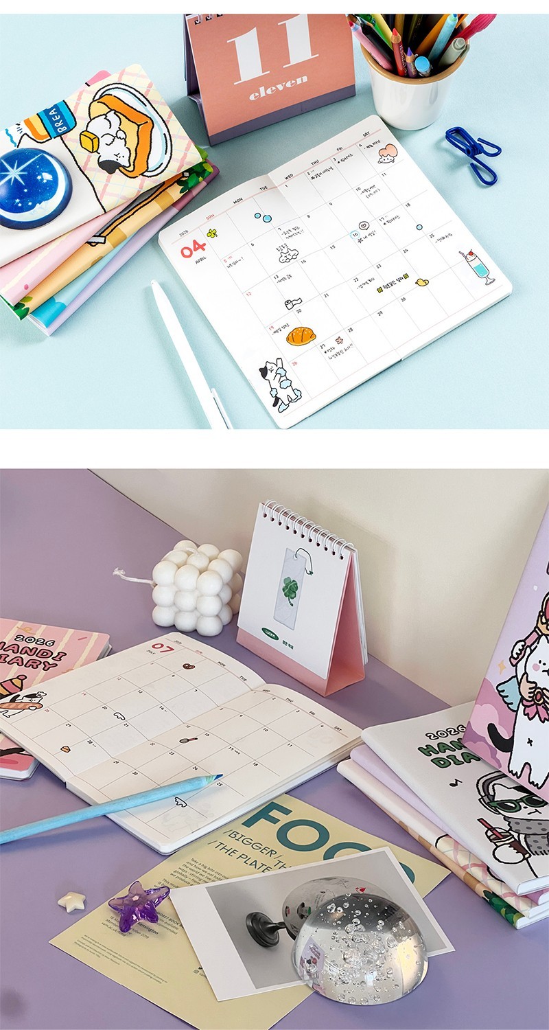 ARDIUM 2026 HANDI DIARY / Planner Scheduler Journal Yearly Monthly Weekly Daily