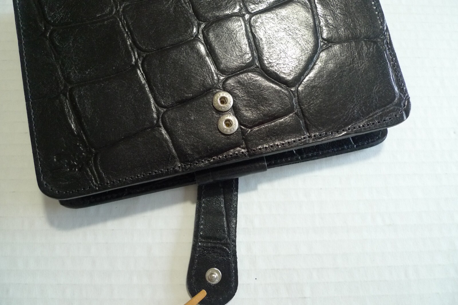 MULBERRY – A6 PLANNER & INSERTS -MADE @ UK – BLACK CONGO LEATHER – RARELY USED