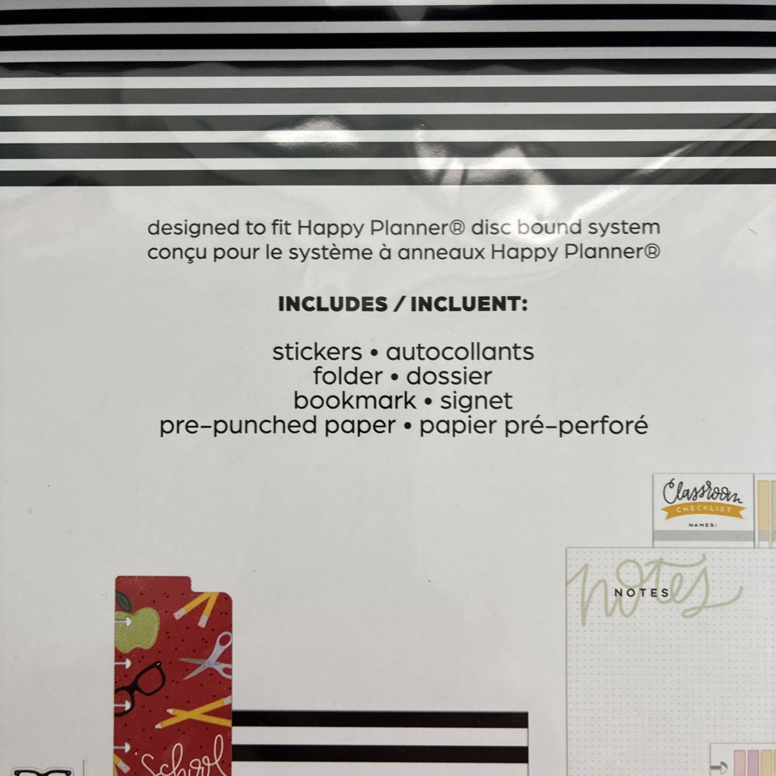 Happy Planner Teacher Edition Planner Accessories 92 Pc Teacher Gift Set NIP