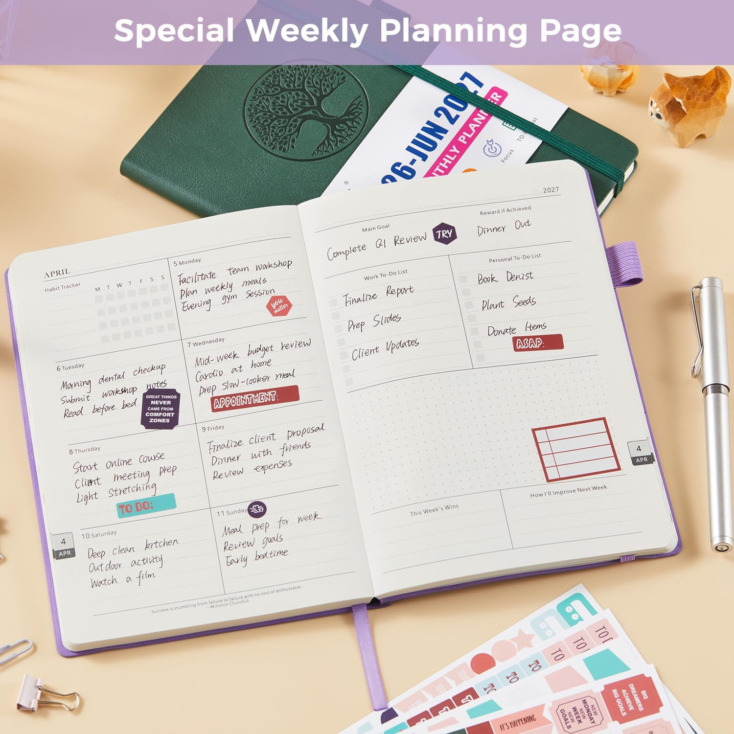 Academic Planner 2026-2027, July 2026 – June 2027 Weekly and Monthly Planner/Cal