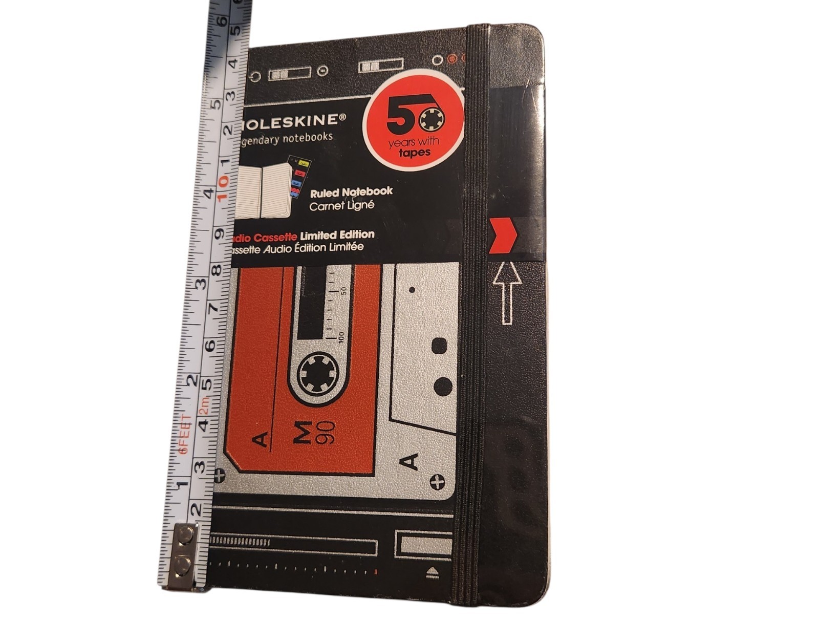 Moleskine Ruled Red Audio Cassette Limited Edition Notebook Sealed NEW 9x14cm