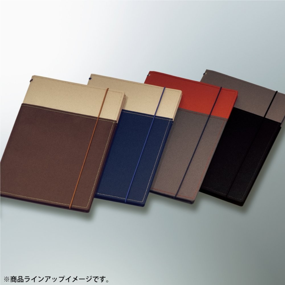 Notebook Cover Systemic Red/Gray A5 A-lined 40 sheets No-655A-2
