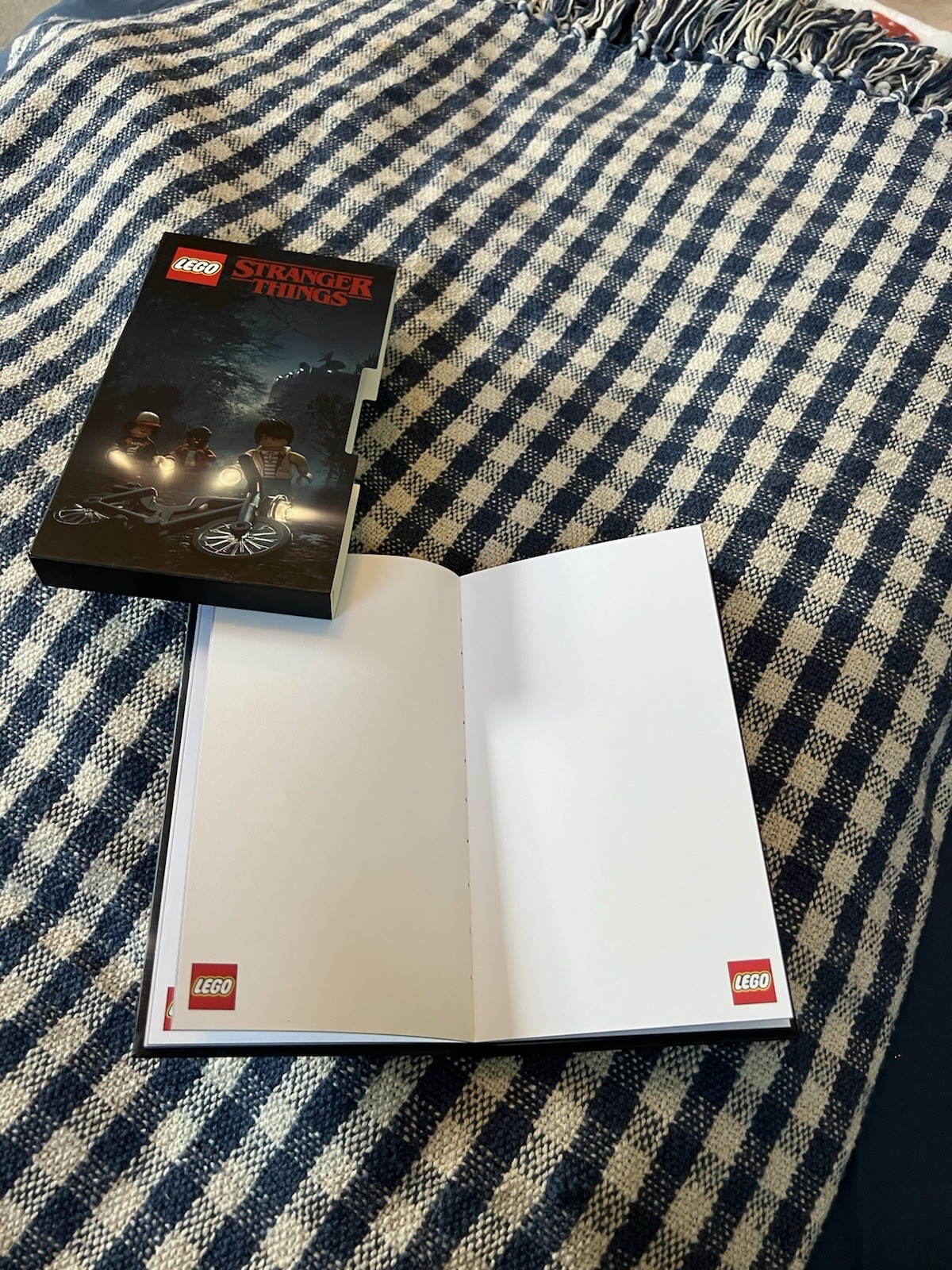 LEGO Stranger Things Notebook Sketch Book VHS Design VIP Exclusive