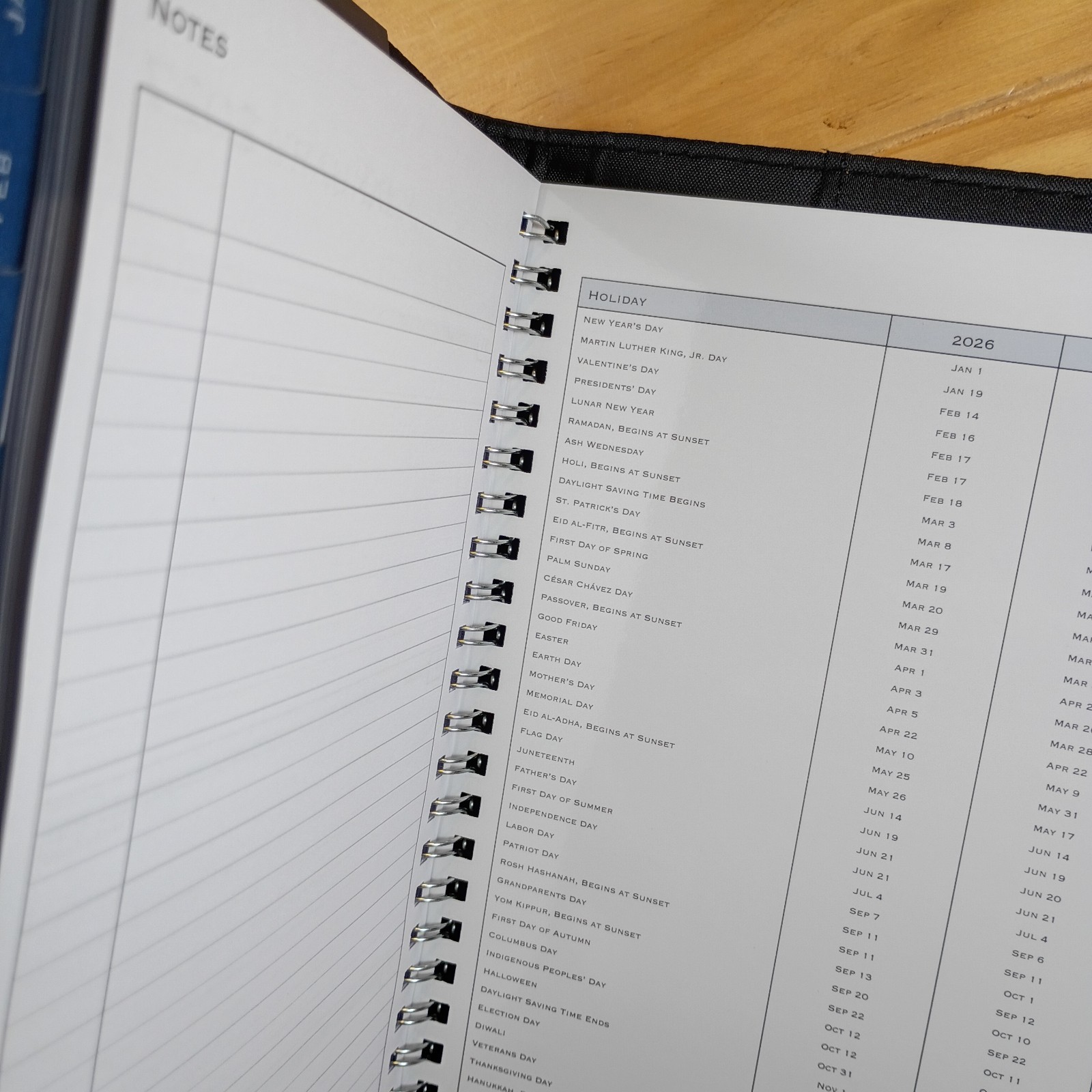 Blue Sky Refillable Planning Calendar 2026 Tabbed New .