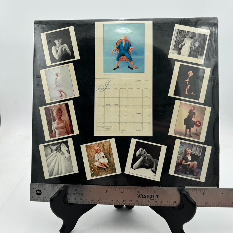 Marilyn Monroe 1996 12×24″ Hanging Monthly Square Wall Calendar New Sealed 2052