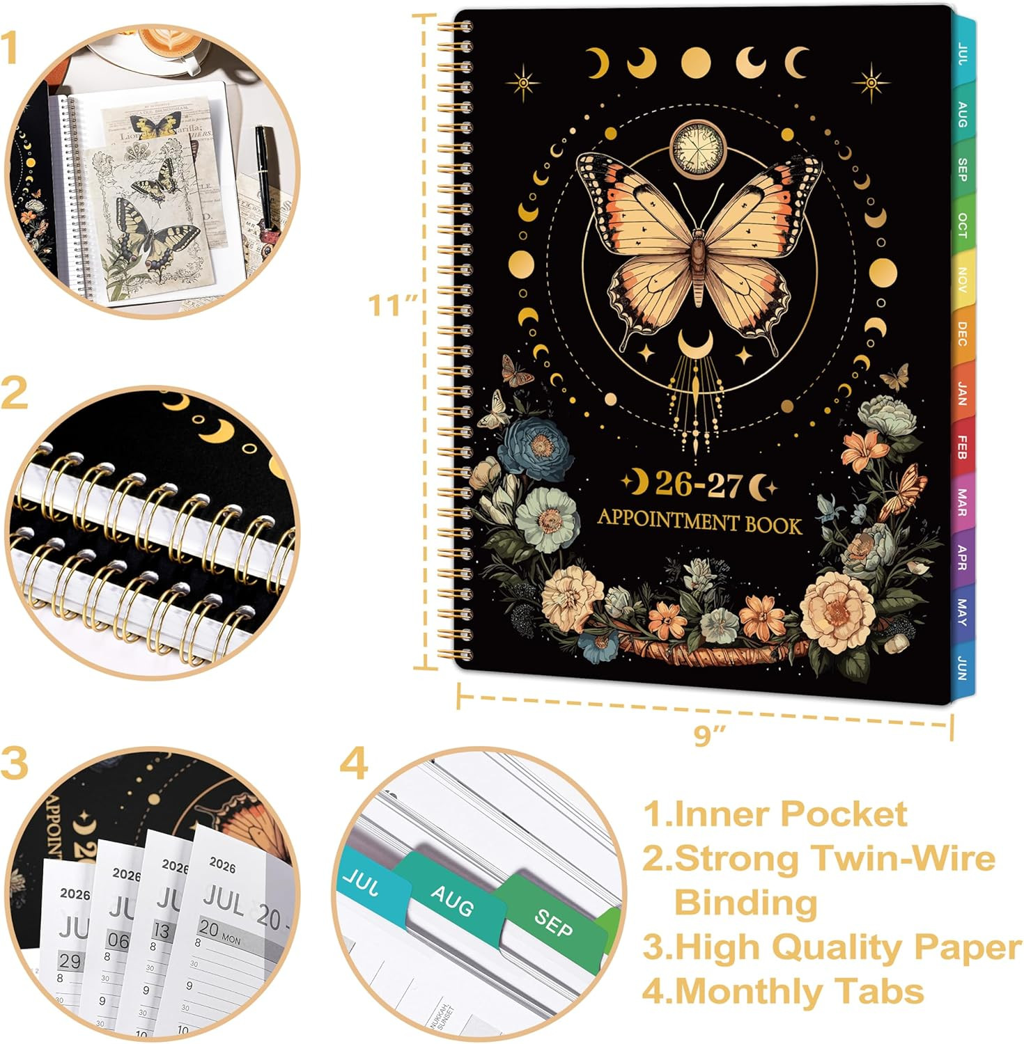 Appointment Book/Planner 2026-2027 – Appointment Book 2026-2027, July 2026 – Jun