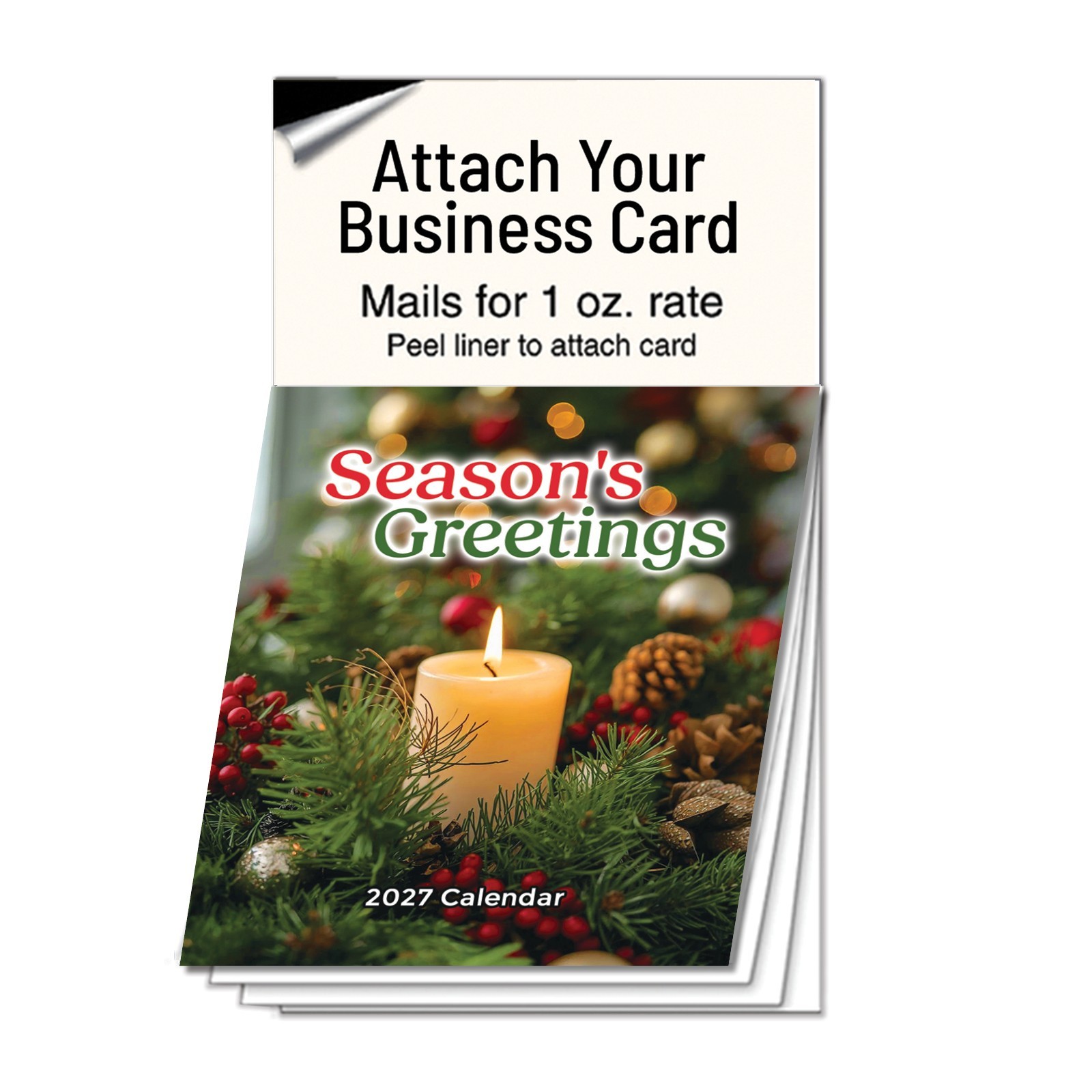 2027 Christmas Magnetic Calendar Corporate Giveaway Seasons Greetings MPC705