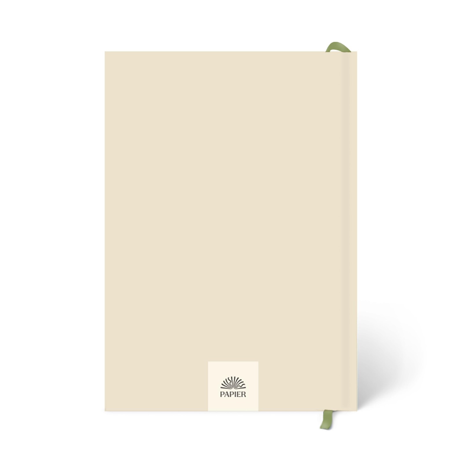 Papier Daily Wellness Journal Diary – Beige, 8.46″L x 6.02″W | Hardback Cover