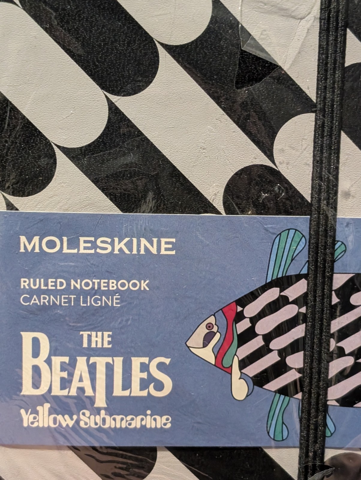 Moleskine Ltd Ed Hard Cover Beatles Yellow Submarine Ruled lines sticker pocket