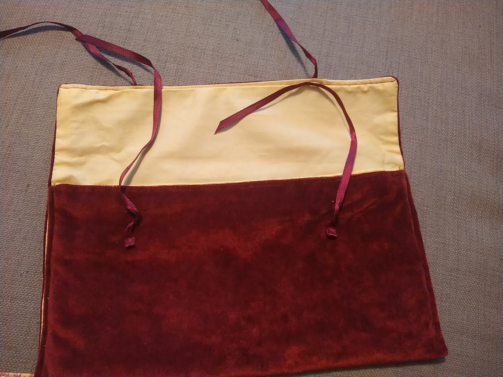 Waverly CR Gibson Red Floral Journal, Address Bk In Velvet Pouch Set