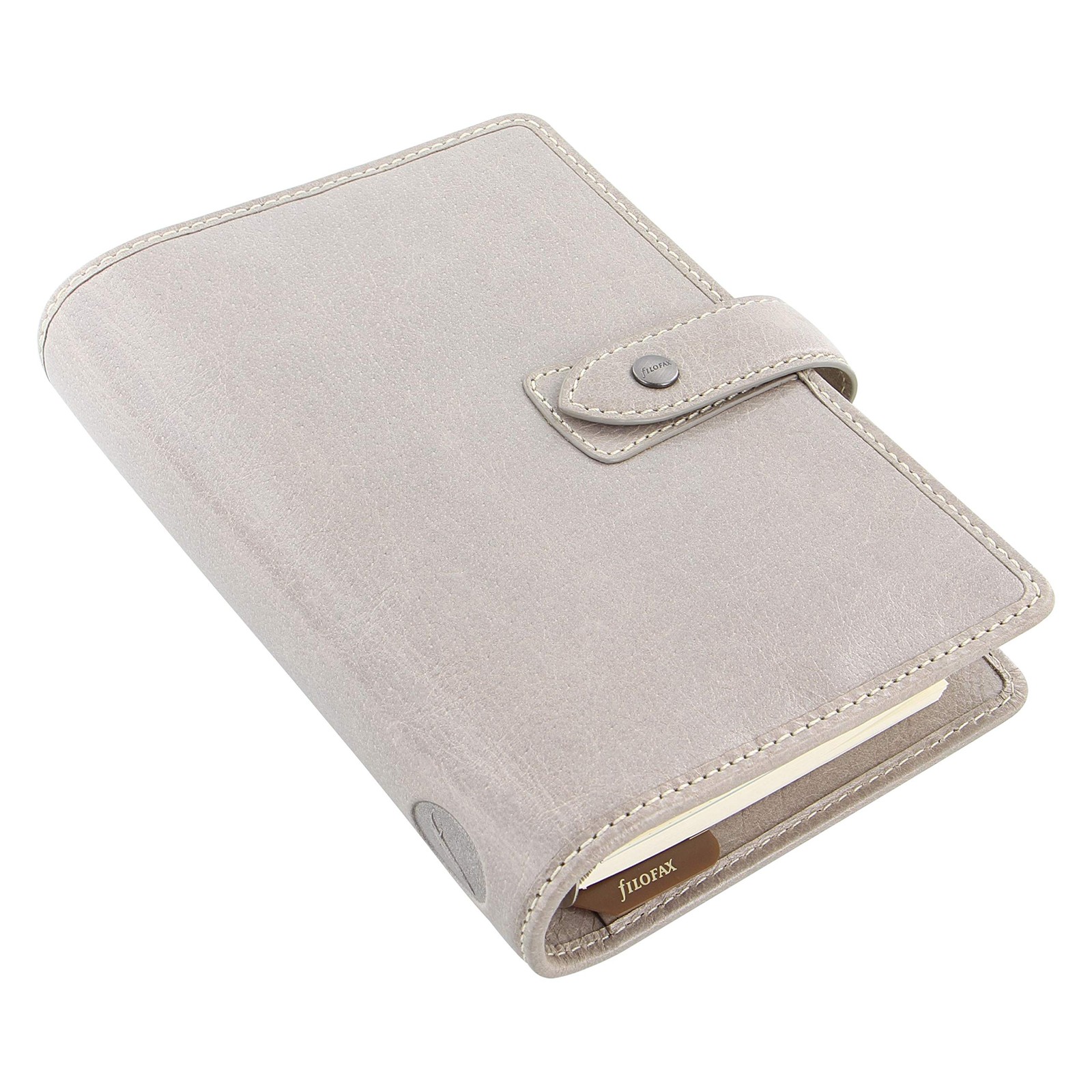 Filofax Malden System Planner, Bible Size, Stone Finish, 025811 (Genuine Importe