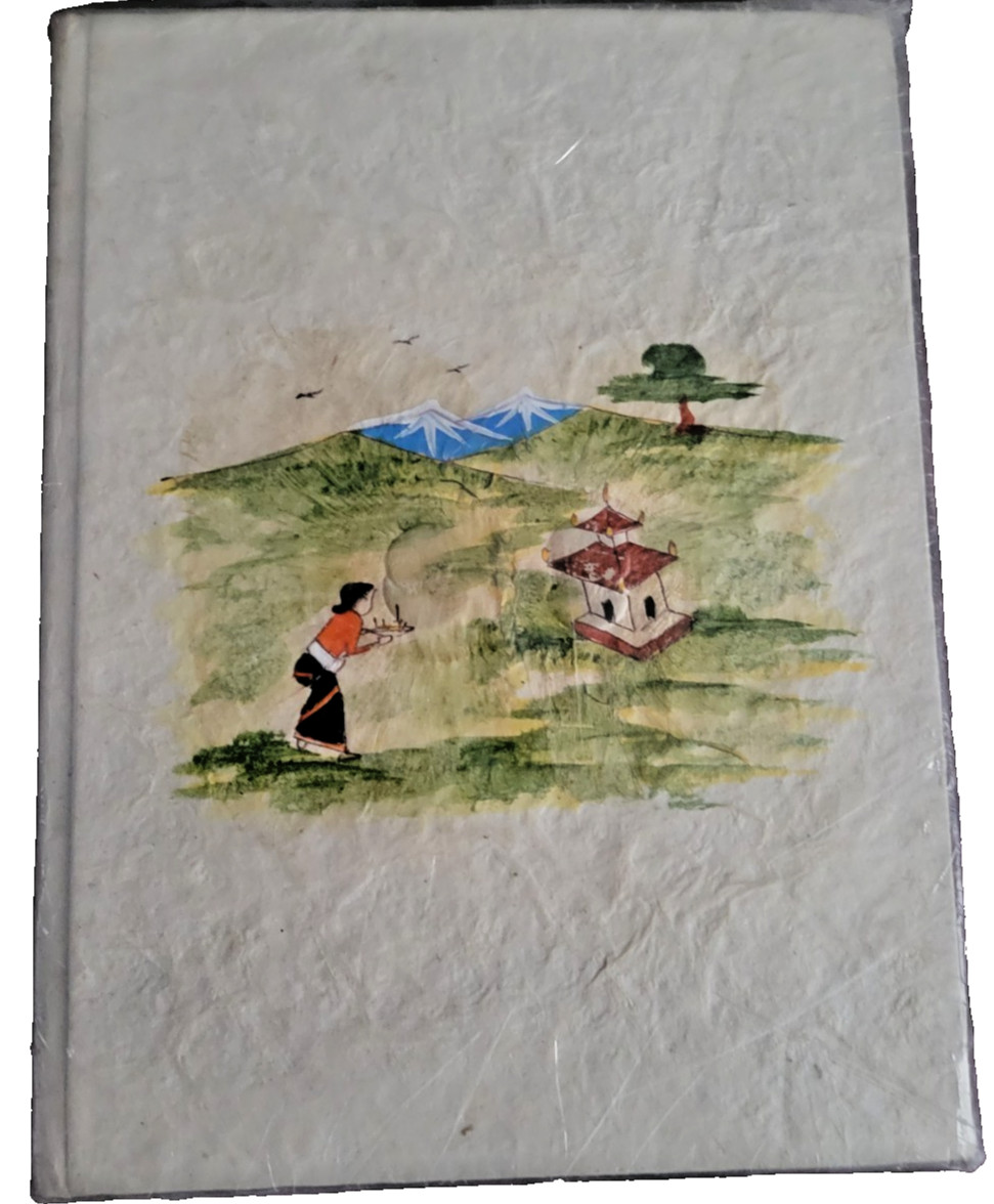 NIP Sealed Lokta Paper Diary Nepalese Women Handmade Notebook Journal