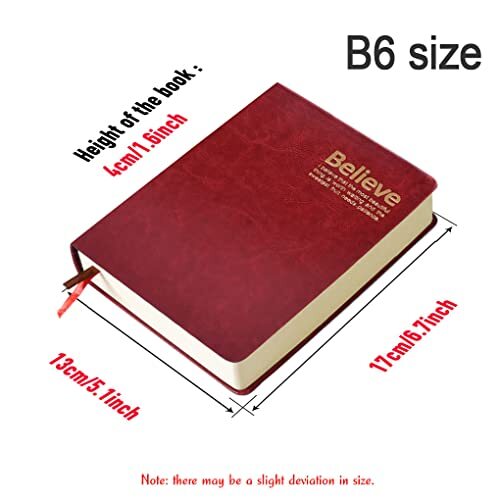 Thick Leather Journal Notebook 720 Pages Writing small 2 – no pen & gift box