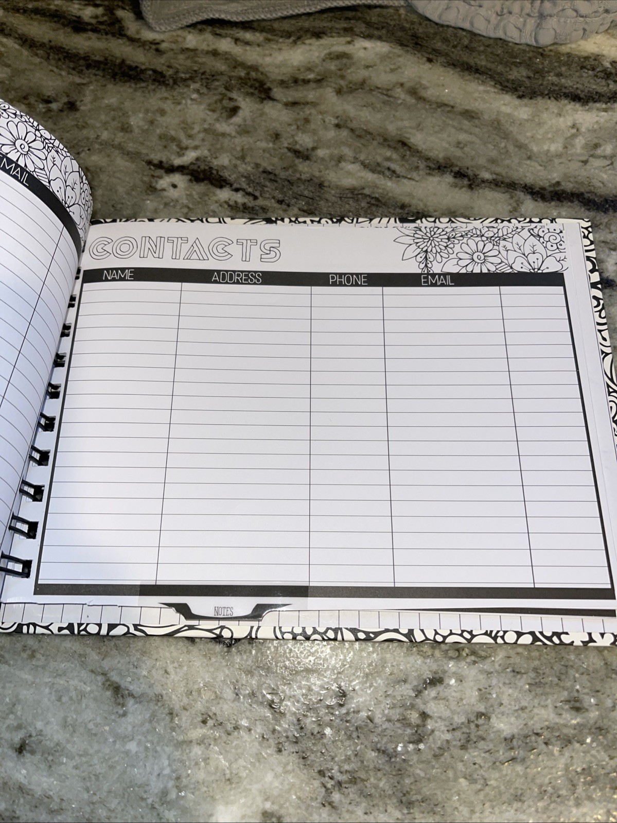 18month Doodle Planner 8.5 In X 6.5 In NEW old Stock RECOLLECTIONS brand