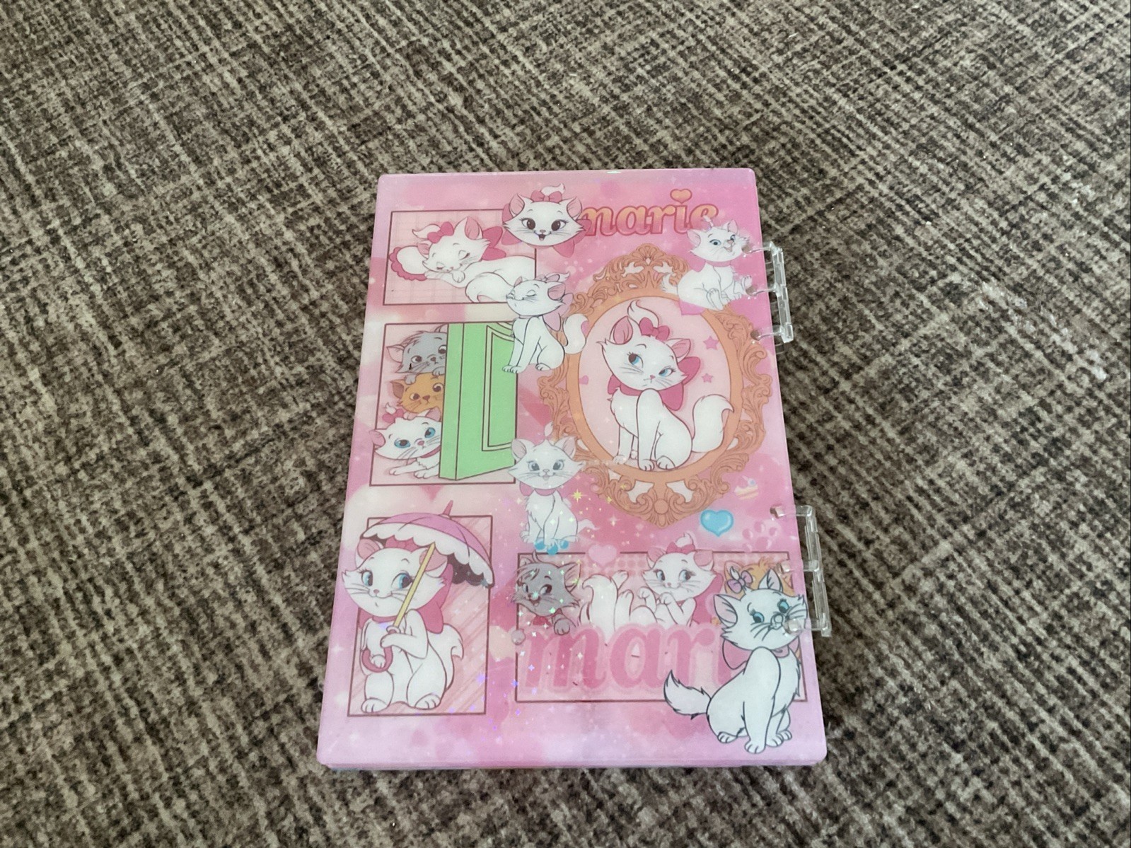 A5 Marie The Cat Shaker Notebook With Plain Pages
