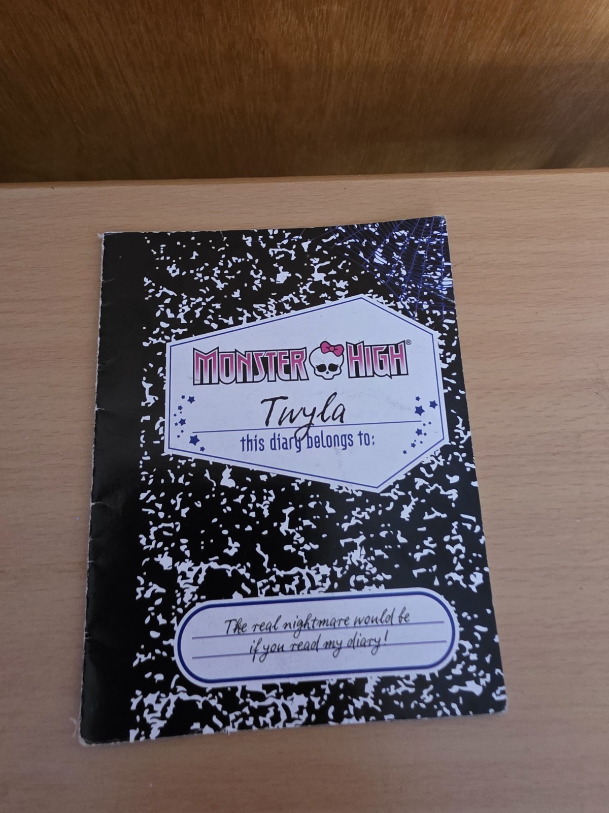 Monster High Twyla Diary Journal Booklet – This Diary Belongs To